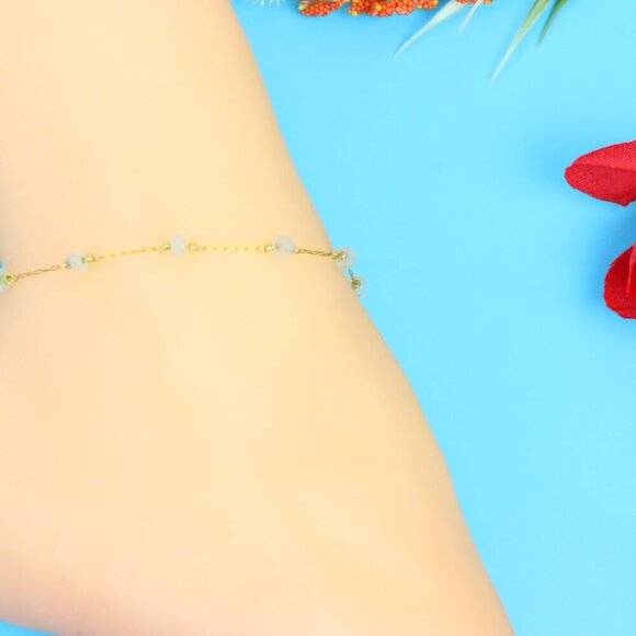 Elegant Handmade Anklet – Perfect for Women & Girls | Ideal Gift Option, DYC1553 - Picture 2 of 9